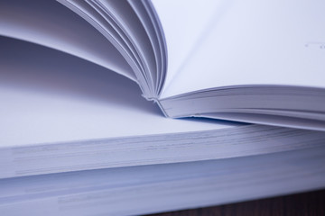 Printing activity with a guillotine.