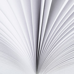 A light background from the white pages of a white open book