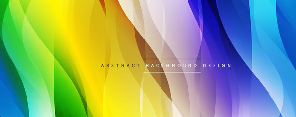 Dynamic trendy simple fluid color gradient abstract background with line effects. Vector Illustration For Wallpaper, Banner, Background, Card, Book Illustration, landing page