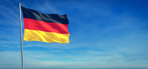 The National flag of Germany