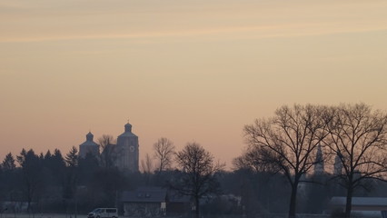 kalter November morgen mit reif