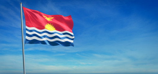 The National flag of Kiribati