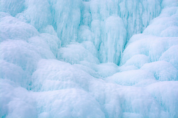 Fototapeta na wymiar Ice cliff in Lake Baikal, Russia, landscape photography