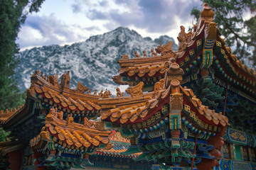 Chinese traditional mountain architecture