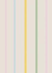 Seamless rainbow pastel green yellow blue pink background with vertical stripes in bright colors. Summer style illustration. Cute, trendy, girly texture for scrapbook and covers