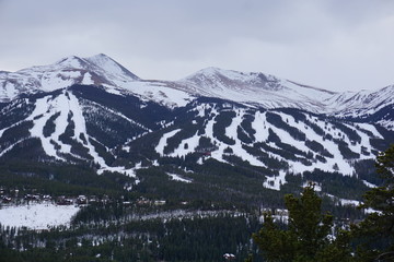 Colorado Scenery,  Scenic Colorado Mountains in Early Winter,  Fremont Pass, Colorado.