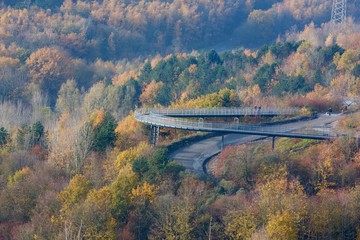 bridge up to the mountain top