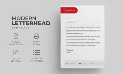 Simple Professional Letterhead Template | Modern Creative Letterhead Design