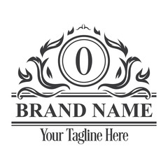 Alphabet Luxurious logo, Vintage ornamental luxury logo design template: 100% vector best for t shirt, pillow,mug, sticker and other Printing media