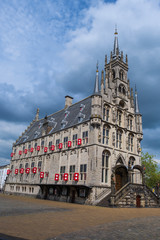 Das historische Rathaus von Gouda/Niederlande