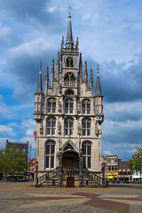Das historische Rathaus von Gouda/Niederlande