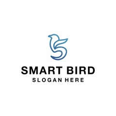 bird logo vector icon template