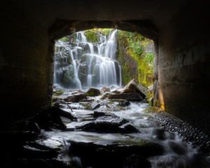 Waterfall at Mount Ranier National Park in Washington State