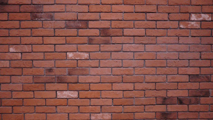 Beautiful orange brick wall 