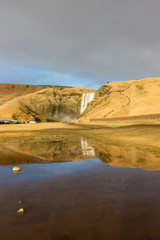 Skógafoss waterfall in the south of Iceland
