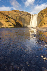 Skógafoss waterfall in the south of Iceland