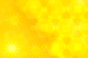 Abstract business and new technology backdrop. Abstract colorful yellow modern futuristic technology and business background texture with mixed geometrical figures. Beautiful business and science pres