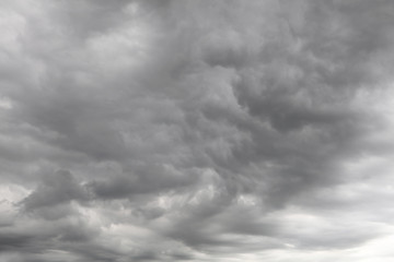 Grey storm clouds