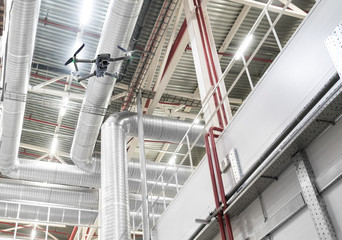 Drone monitoring of Ventilation and conditioning system