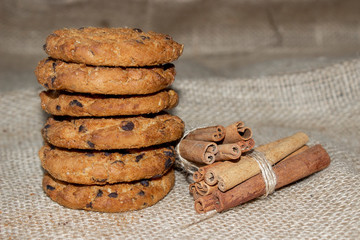 Homemade Cinnamon and Chocolate Cookies