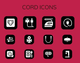 cord icon set