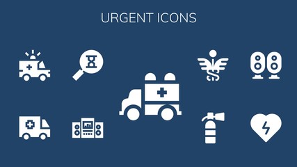 urgent icon set