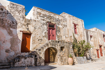 Courtyard of the old Greek Orthodox monastery