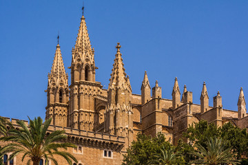 Fototapeta na wymiar Kathedrale von Palma auf Mallorca