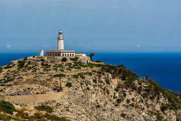 Fototapeta na wymiar Far de Formentor auf Mallorca