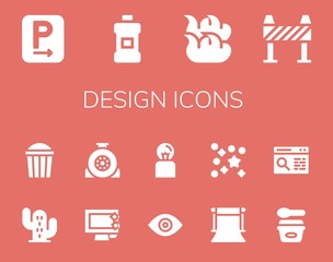 Modern Simple Set of design Vector filled Icons