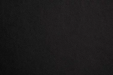Deurstickers Abstract black leather texture may used as background. © LeitnerR