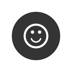 Smile vector icon, simple sign for web site and mobile app.