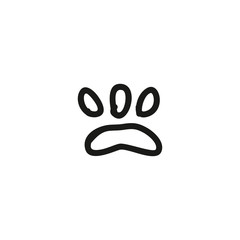 Pawprint vector icon