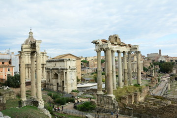The Roman Forum in Rome Italy and all its glory