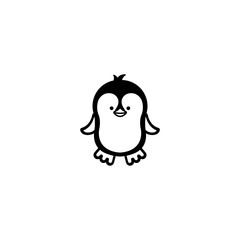 Cartoon penguin character