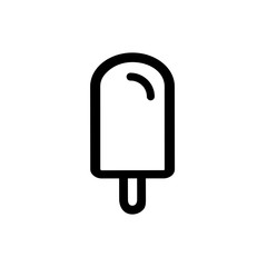 Ice cream outline icon. linear style sign for mobile concept and web design. Popsicle simple line vector icon. Symbol, logo illustration. Pixel perfect vector graphics