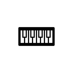 Piano icon. Music symbol. Logo design element