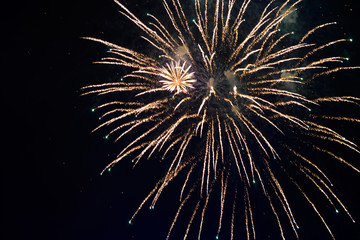 Frework lights. Can be used as background