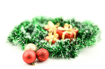 Christmas, holiday, celebrations, decoration and christmas gifts