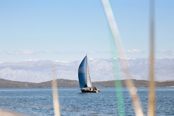 Sailing in the Adriatic sea