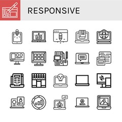 responsive icon set