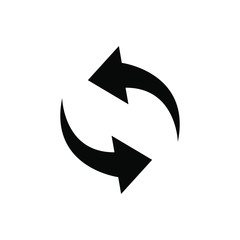 Recycle icon. Repeat symbol. Isolated Vector