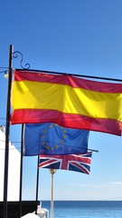 Verschiedene Flaggen