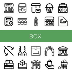 box icon set