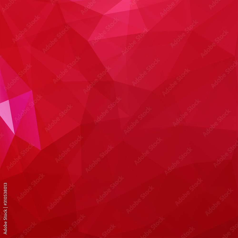 Poster abstract background consisting of red triangles. geometric design for business presentations or web 