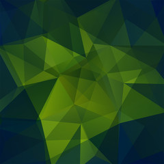 Background of green, blue geometric shapes. Mosaic pattern. Vector EPS 10. Vector illustration