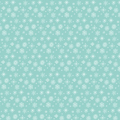 Snowflake Pattern Doodle Snow Drawing Illustration - Freehand, Art, Christmas doodle Winter Decoration Crystal Cool Star
