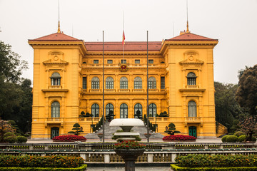  Ho Chi Minh Presidential Palace in Hanoi city, Vietnam
