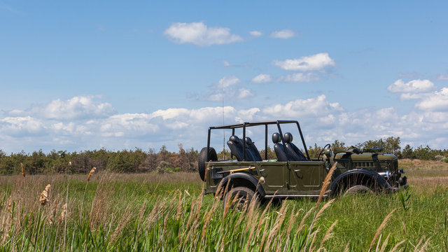 Off-Road at Kinburn River End, Kherson, Ukraine