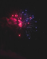 fireworks in the sky